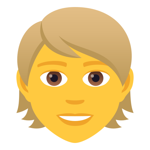 Person: Blond Hair, the previous design