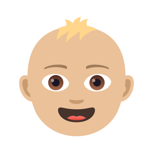 Baby: Medium-Light Skin Tone, the previous design