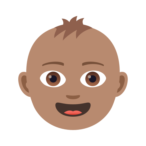 Baby: Medium Skin Tone, the previous design