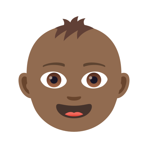 Baby: Medium-Dark Skin Tone, the previous design