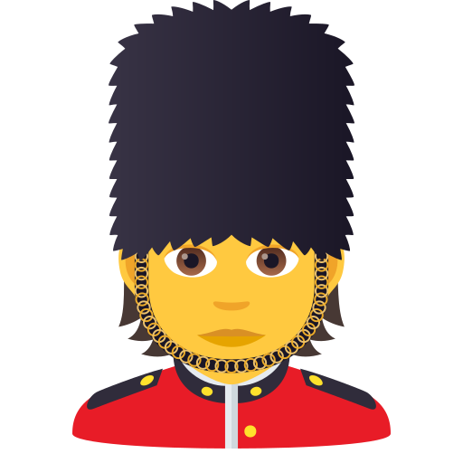 Guard as drawn by JoyPixels in 6.6