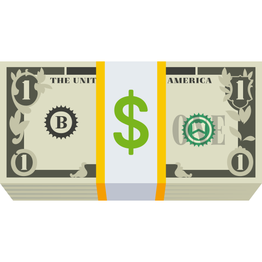 Dollar Banknote as drawn by JoyPixels in 6.6