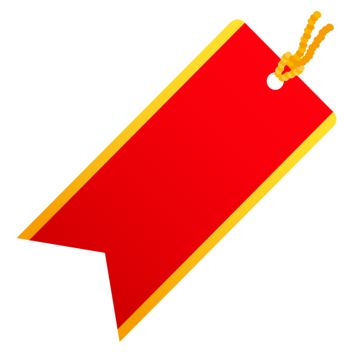 Bookmark as drawn by JoyPixels in 6.6