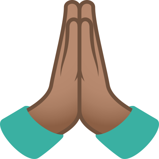 Folded Hands: Medium Skin Tone, the previous design