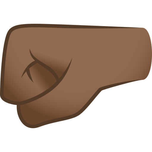 Left-Facing Fist: Medium-Dark Skin Tone, the previous design