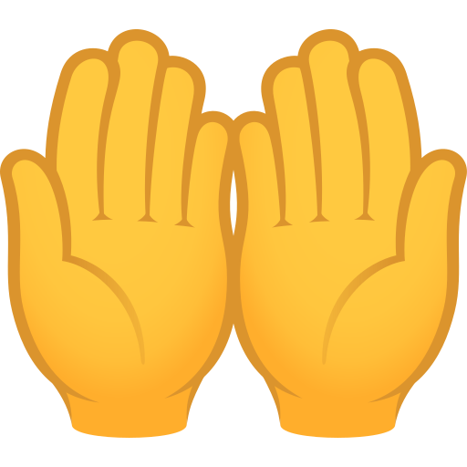 Palms up Together, the previous design