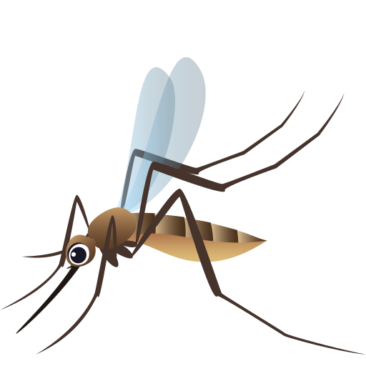 Mosquito as drawn by JoyPixels in 6.6