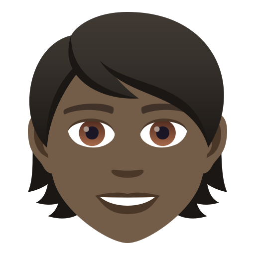 Person: Dark Skin Tone, the previous design