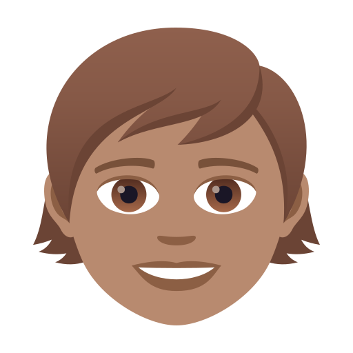 Child: Medium Skin Tone, the previous design