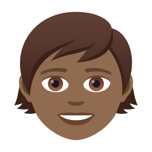 Child: Medium-Dark Skin Tone, the previous design