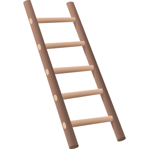 Ladder as drawn by JoyPixels in 6.6