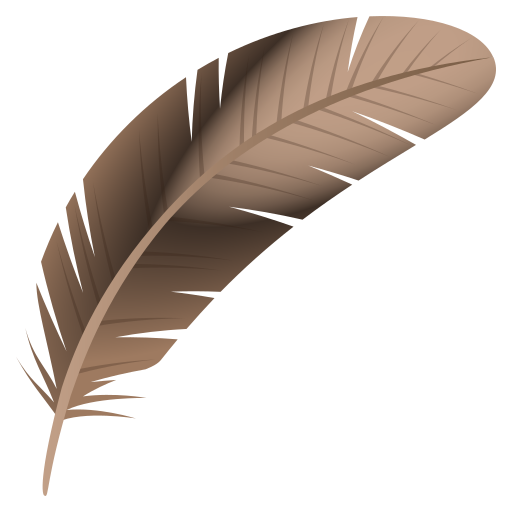 Feather as drawn by JoyPixels in 6.6