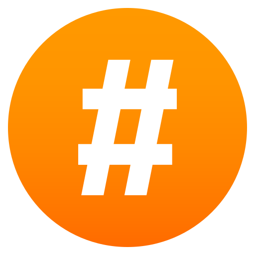 Hash Sign as drawn by JoyPixels in 6.6