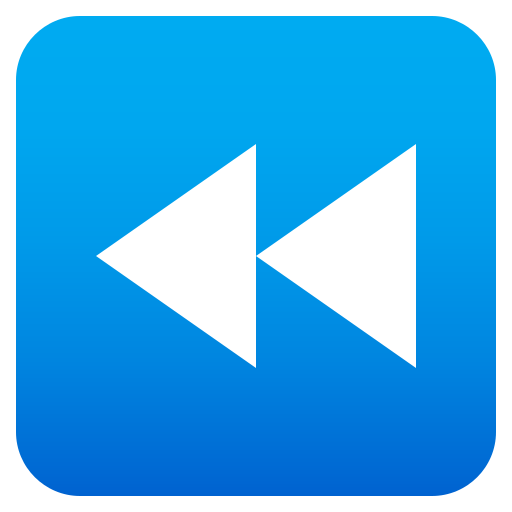 Fast Reverse Button as drawn by JoyPixels in 6.6