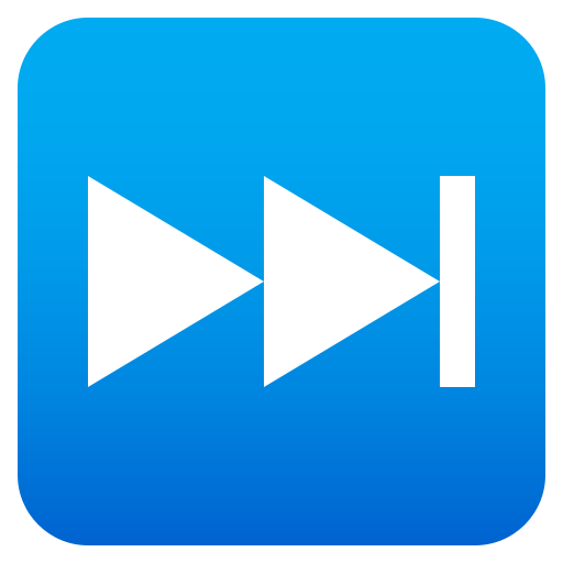 Next Track Button as drawn by JoyPixels in 6.6