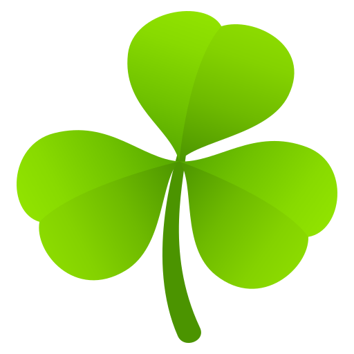 Shamrock as drawn by JoyPixels in 6.6