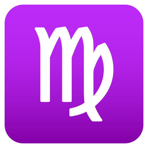 Virgo as drawn by JoyPixels in 6.6