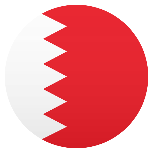 Flag: Bahrain as drawn by JoyPixels in 7.0
