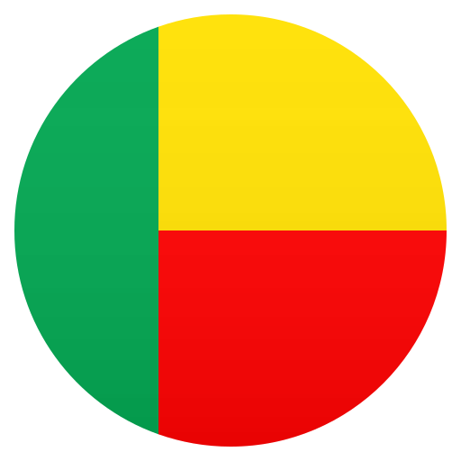 Flag: Benin as drawn by JoyPixels in 7.0