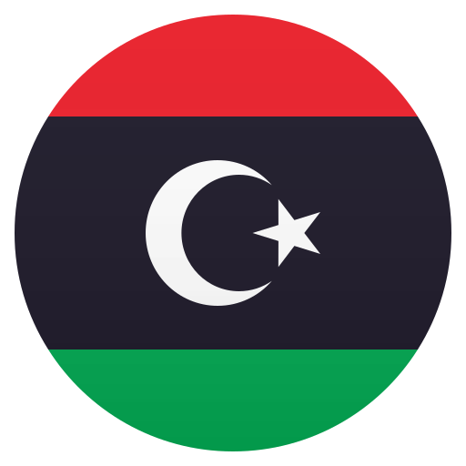 Flag: Libya as drawn by JoyPixels in 7.0