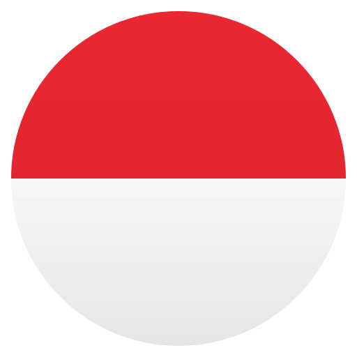 Drapeau : Monaco as drawn by JoyPixels in 7.0