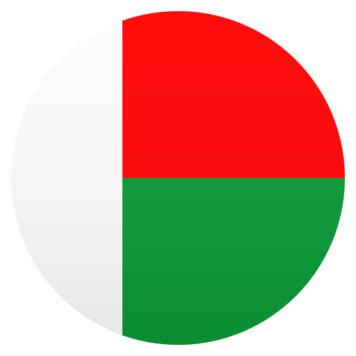 Flag: Madagascar as drawn by JoyPixels in 7.0