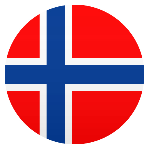 Flag: Norway as drawn by JoyPixels in 7.0