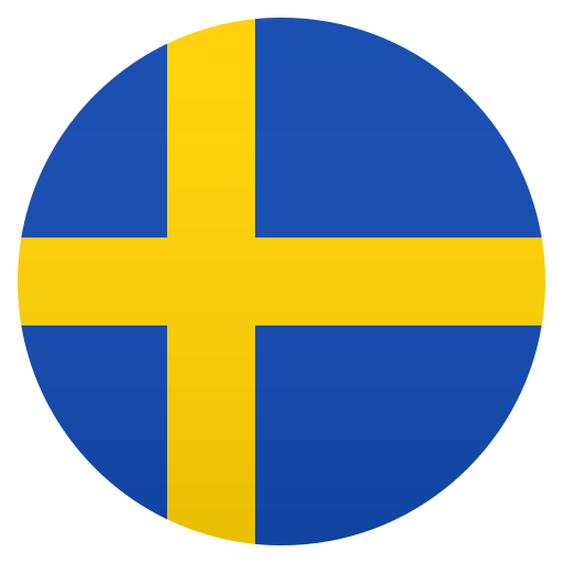 Flag: Sweden as drawn by JoyPixels in 7.0