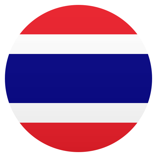 Bandeira: Tailândia as drawn by JoyPixels in 7.0