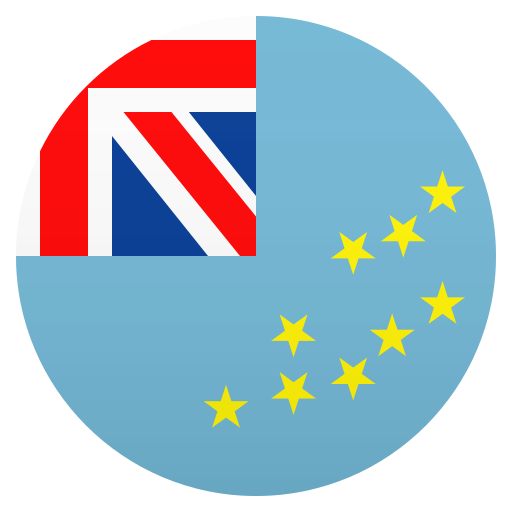 Flag: Tuvalu as drawn by JoyPixels in 7.0