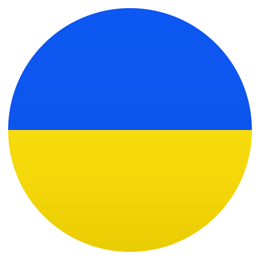 Flag: Ukraine as drawn by JoyPixels in 7.0