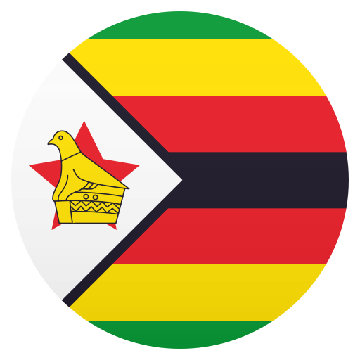 Flag: Zimbabwe as drawn by JoyPixels in 7.0