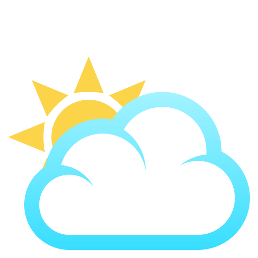 Sun Behind Large Cloud as drawn by JoyPixels in 7.0