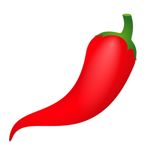 Hot Pepper as drawn by JoyPixels in 7.0