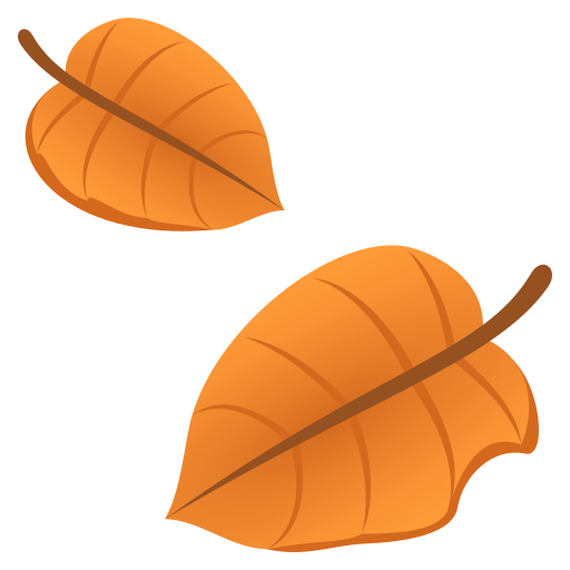 Fallen Leaf as drawn by JoyPixels in 7.0