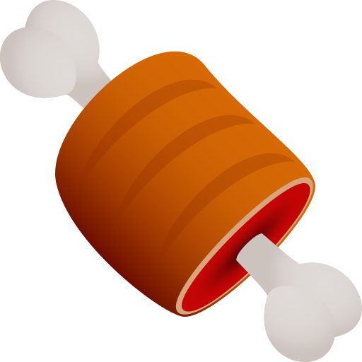 Carne as drawn by JoyPixels in 7.0