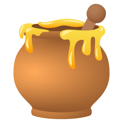 Honey Pot as drawn by JoyPixels in 7.0