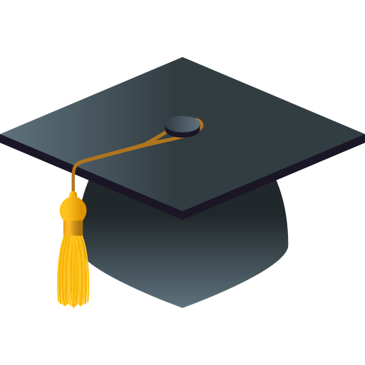 Graduation Cap as drawn by JoyPixels in 7.0