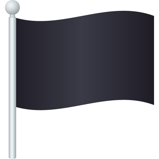 Black Flag as drawn by JoyPixels in 7.0