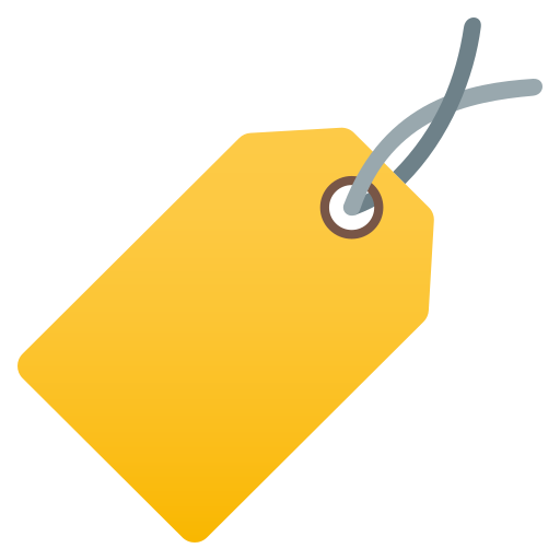 Label as drawn by JoyPixels in 7.0