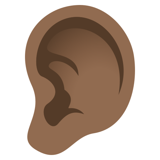 Ear: Medium-Dark Skin Tone, the design in this release