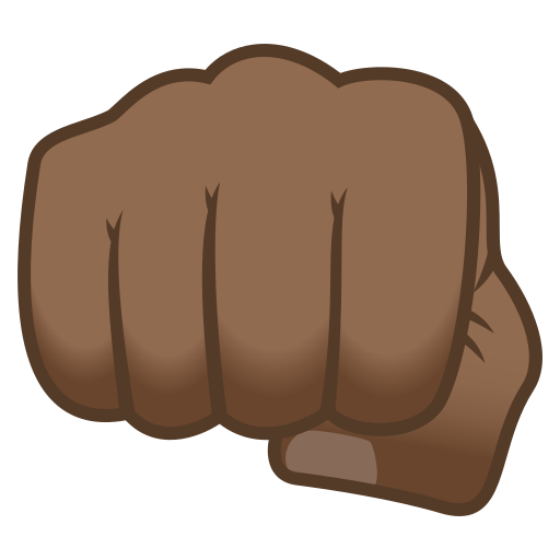 Oncoming Fist: Medium-Dark Skin Tone, the design in this release