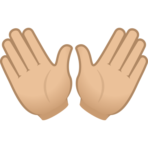 Open Hands: Medium-Light Skin Tone, the design in this release