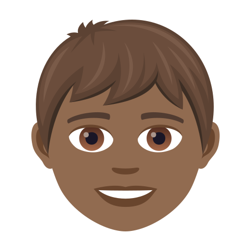 Boy: Medium-Dark Skin Tone, the design in this release