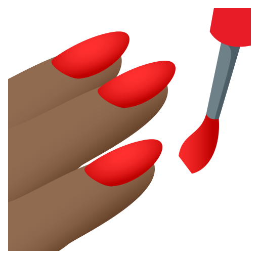Nail Polish: Medium-Dark Skin Tone, the design in this release