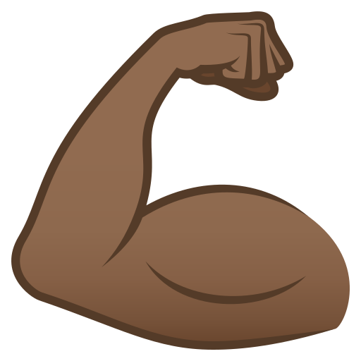 Flexed Biceps: Medium-Dark Skin Tone, the design in this release