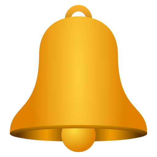 Bell as drawn by JoyPixels in 7.0