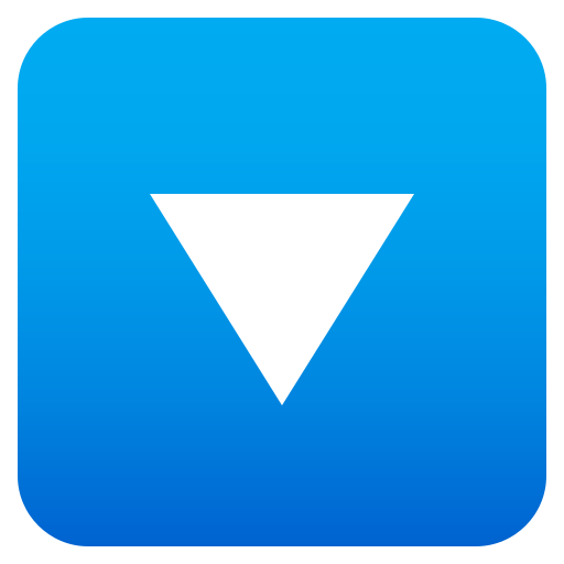 Downwards Button as drawn by JoyPixels in 7.0