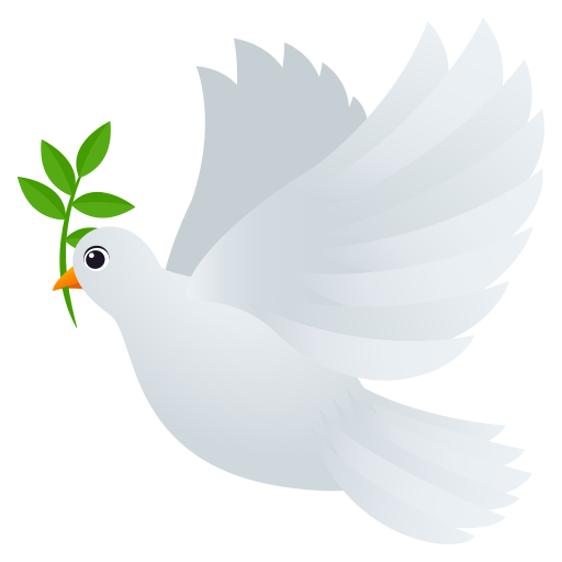 Dove as drawn by JoyPixels in 7.0