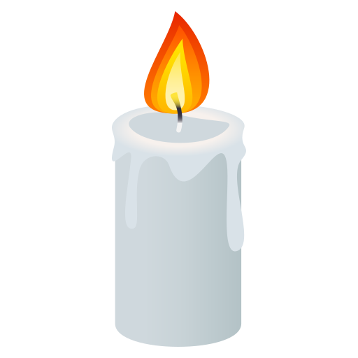 Candle as drawn by JoyPixels in 7.0